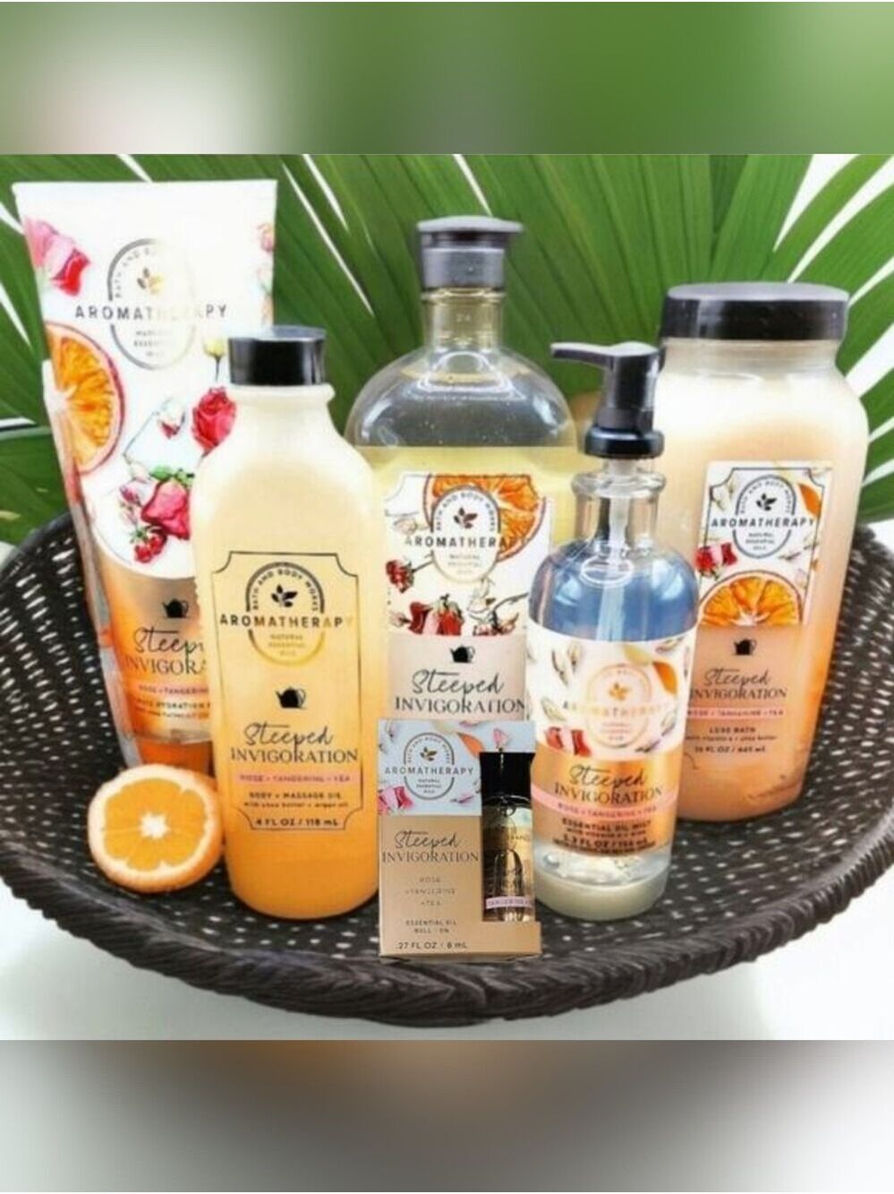 Bath & Body Works Rose Tangerine Tea Aromatherapy Set